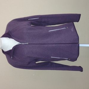 Eddie Bauer Full Zip Fleece Lined Sweater/Jacket Size XL